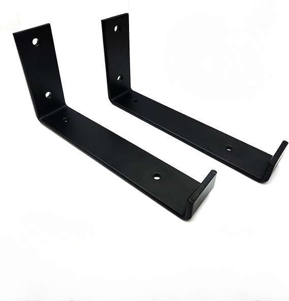 Mensola Industrial - LUNA il legno massello - Lunghezza 80 Profondità 25 cm. - AESSEWOOD