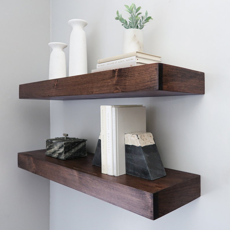 Mensola sospesa - VENERE - Profondità 25 cm. - AESSEWOOD