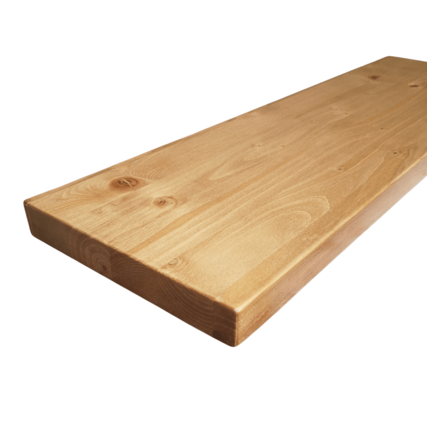 Mensola sospesa - MERCURIO il legno massello - Profondità 25 cm. - AESSEWOOD