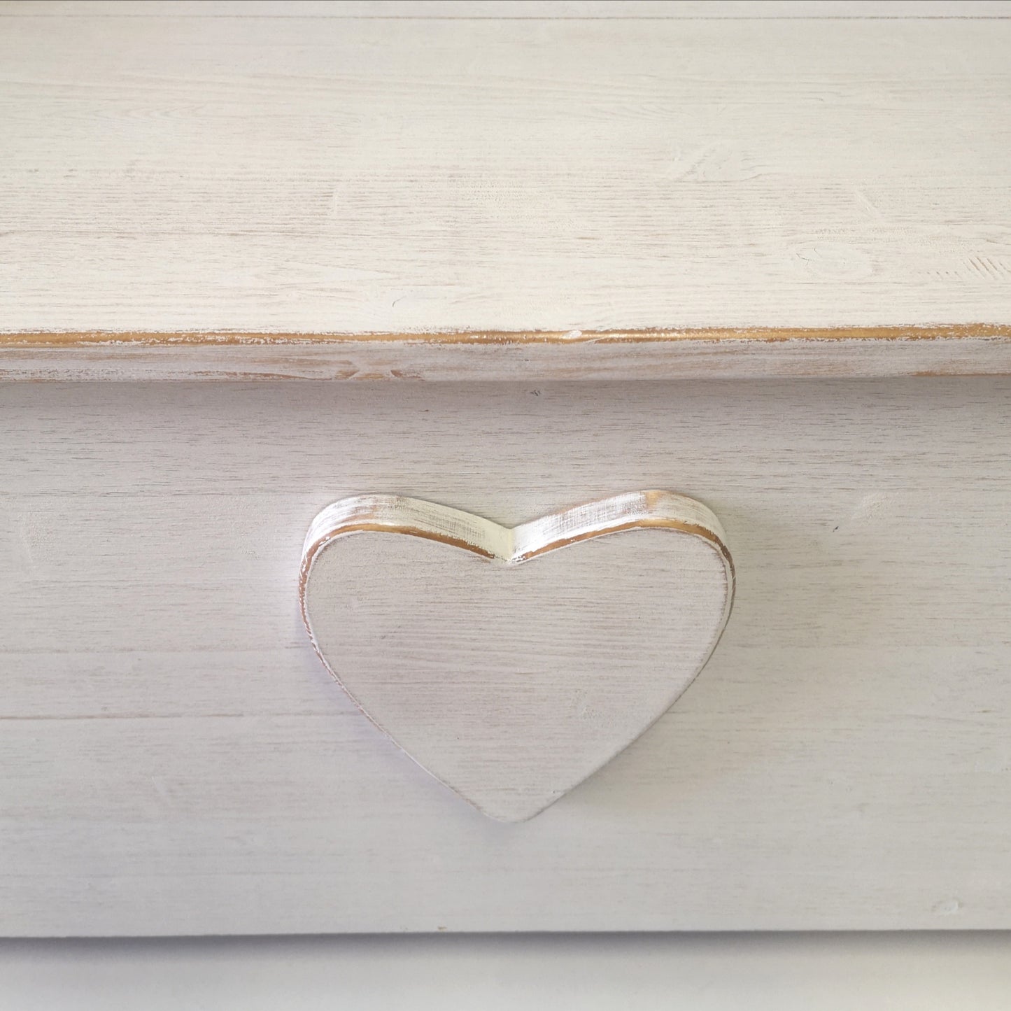 Cassapanca baule vintage in legno massello - PETALI&CUORE - AESSEWOOD