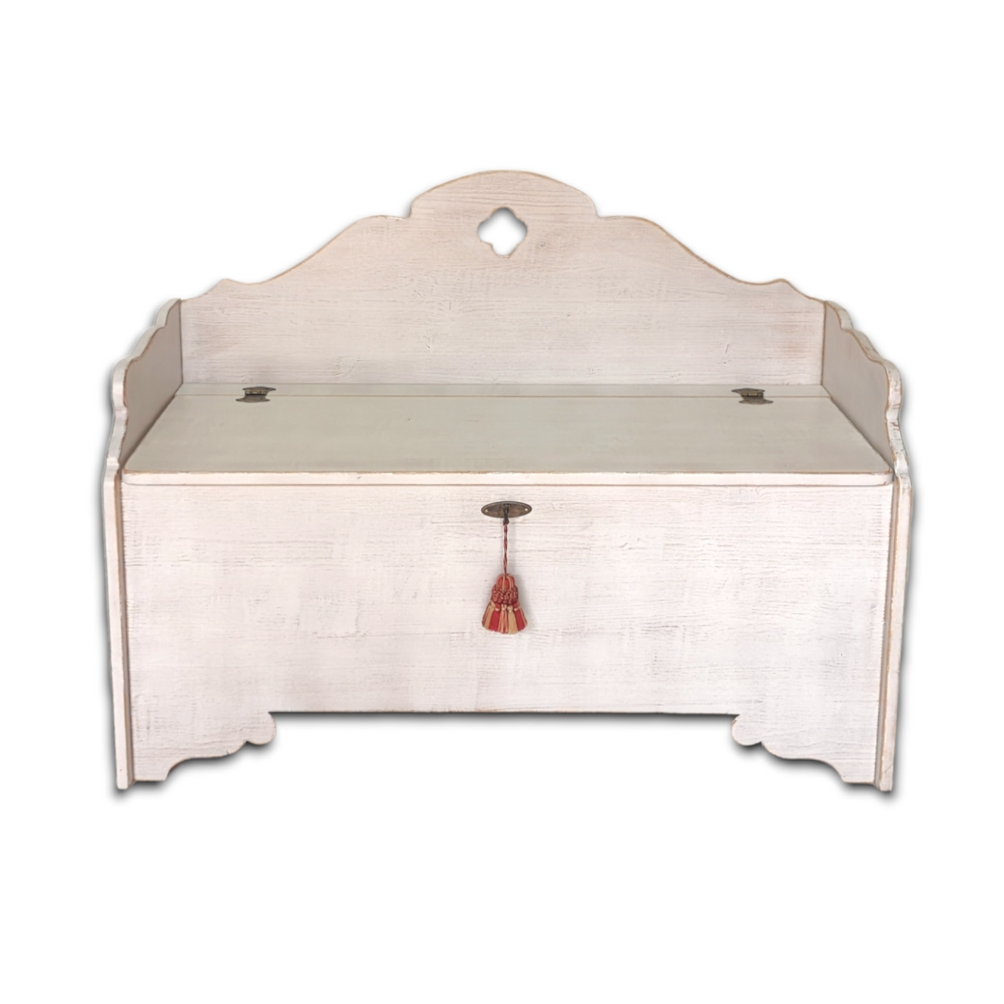 Cassapanca FIORE&CHIAVE Bianco Shabby - AESSEWOOD