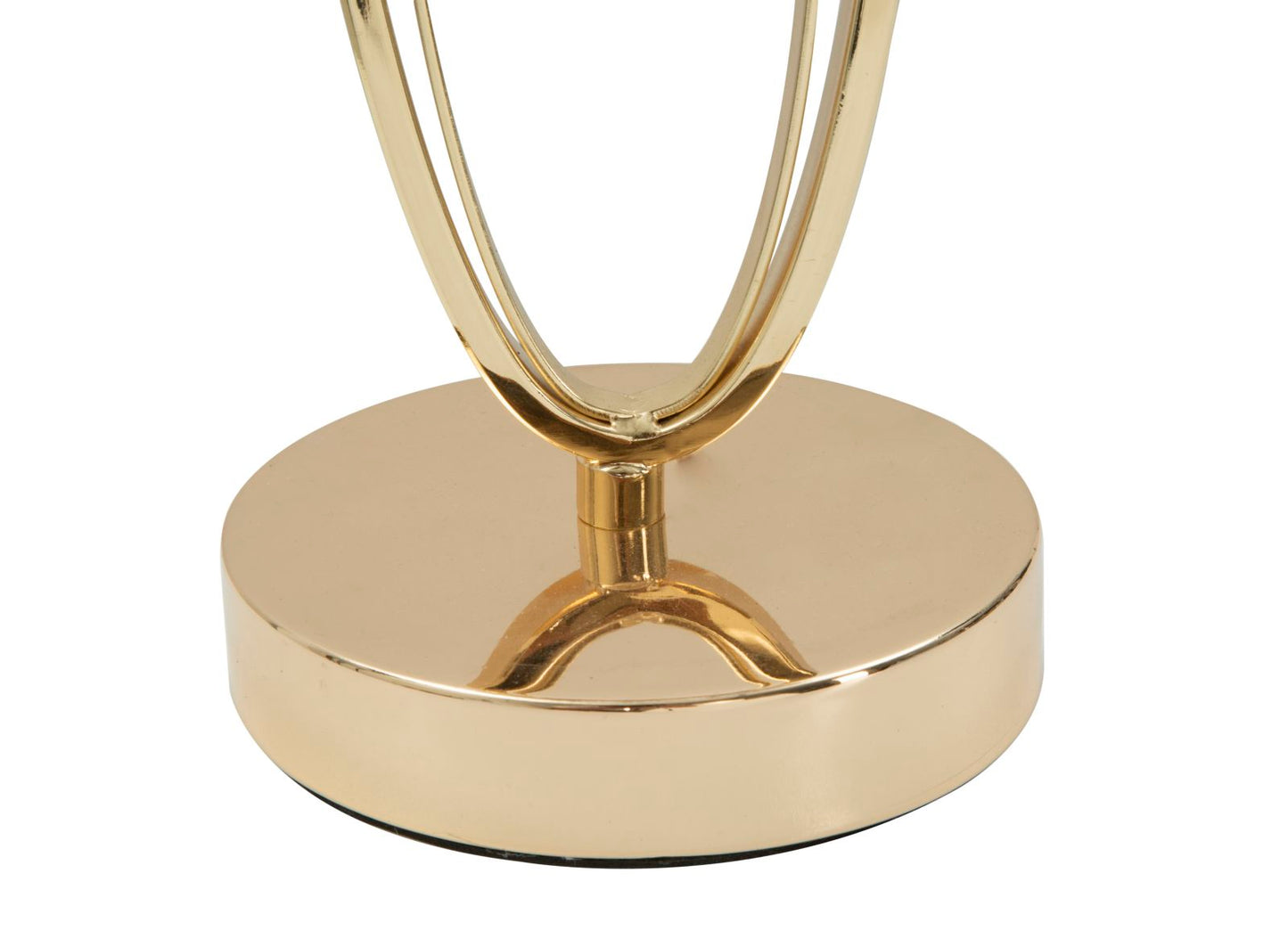 Lampada da Tavolo Glam in Metallo Dorato con Paralume in Tessuto – Eleganza Senza Tempo