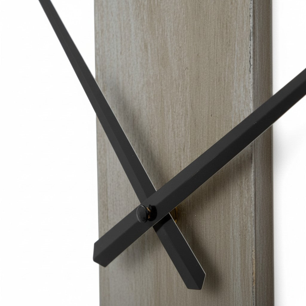 Orologio da Parete “Évora” | Orologio Decorativo Moderno in Metallo e Legno | Design Elegante e Minimal | Arredo Casa | 61×63 cm