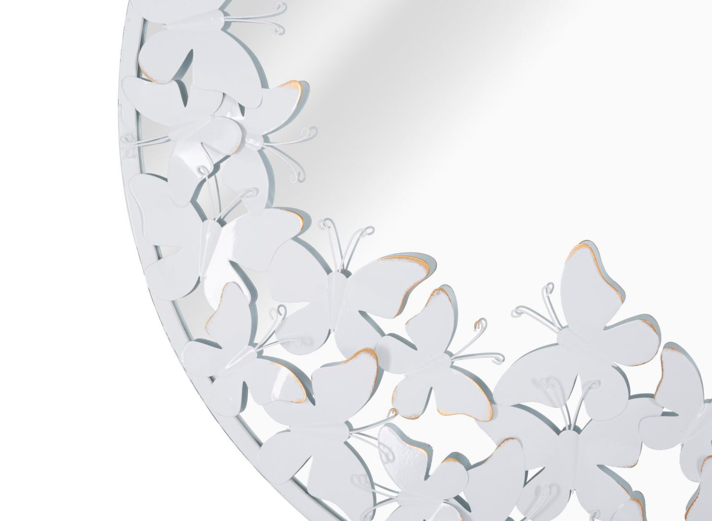Specchio Farfalle Bianche – Un Riflesso di Grazia e Armonia