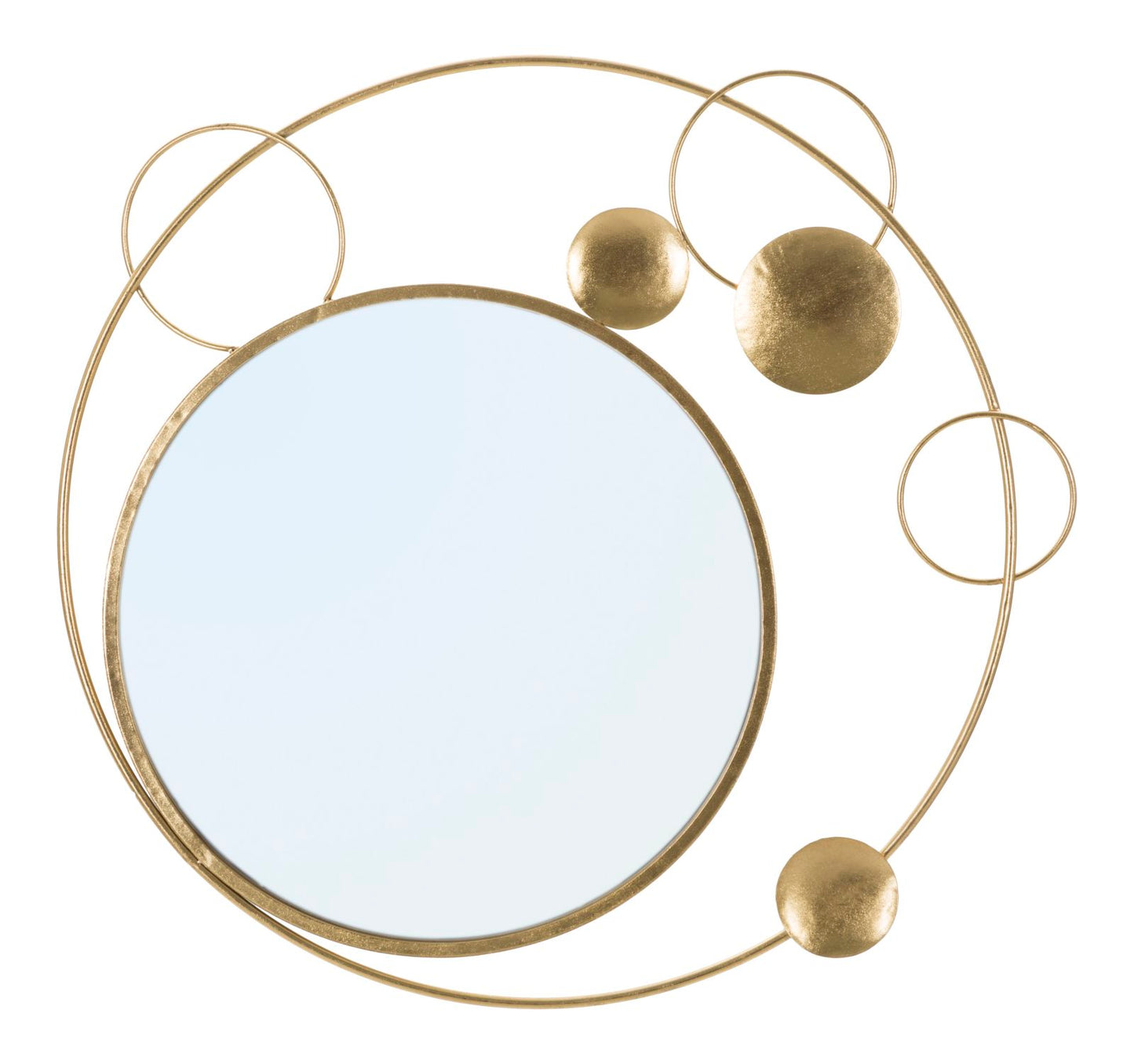 Specchio Planet Oro – Geometrie di Luce per Ambienti Raffinati
