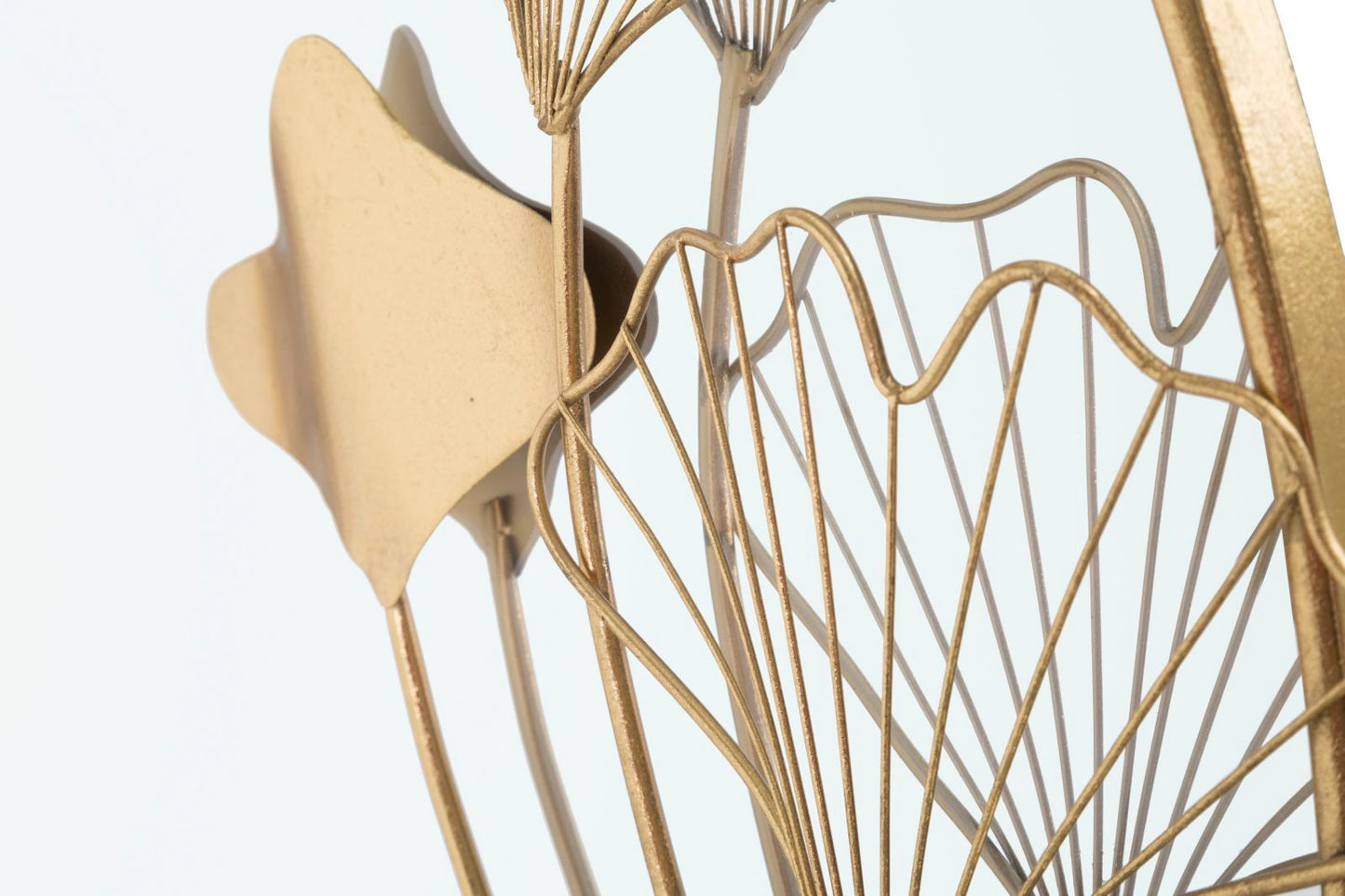 Specchio Flower Gold – Un Riflesso di Luce e Armonia - AESSEWOOD 