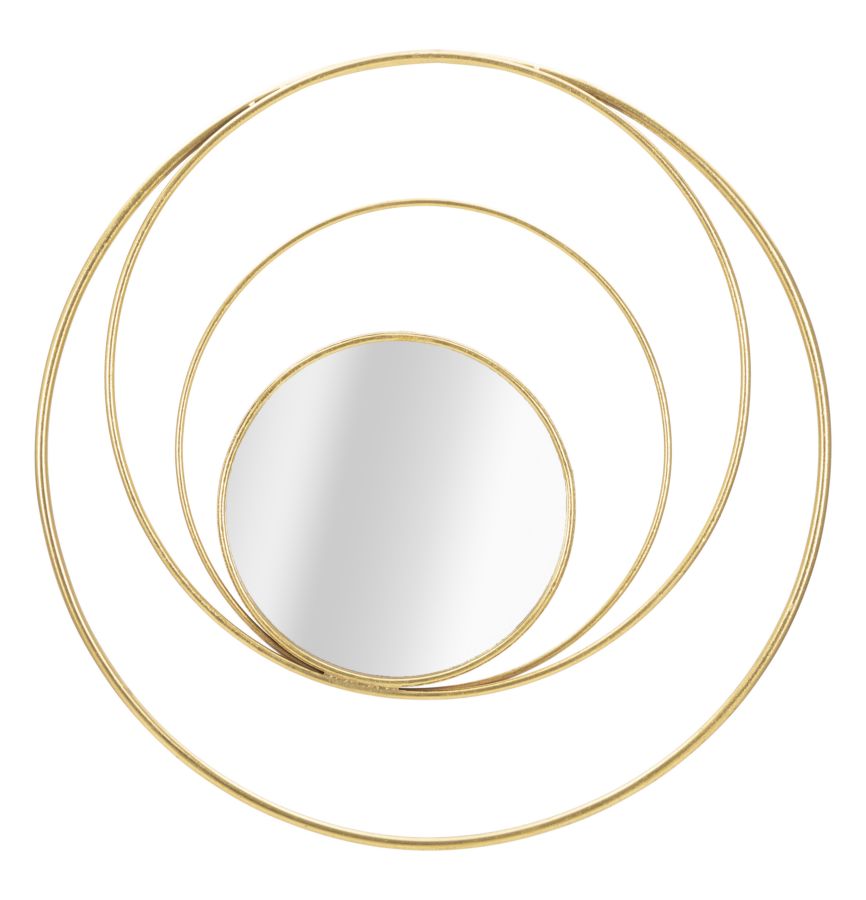 Specchio Arc Glam Oro – Design Scultoreo e Fascino Contemporaneo