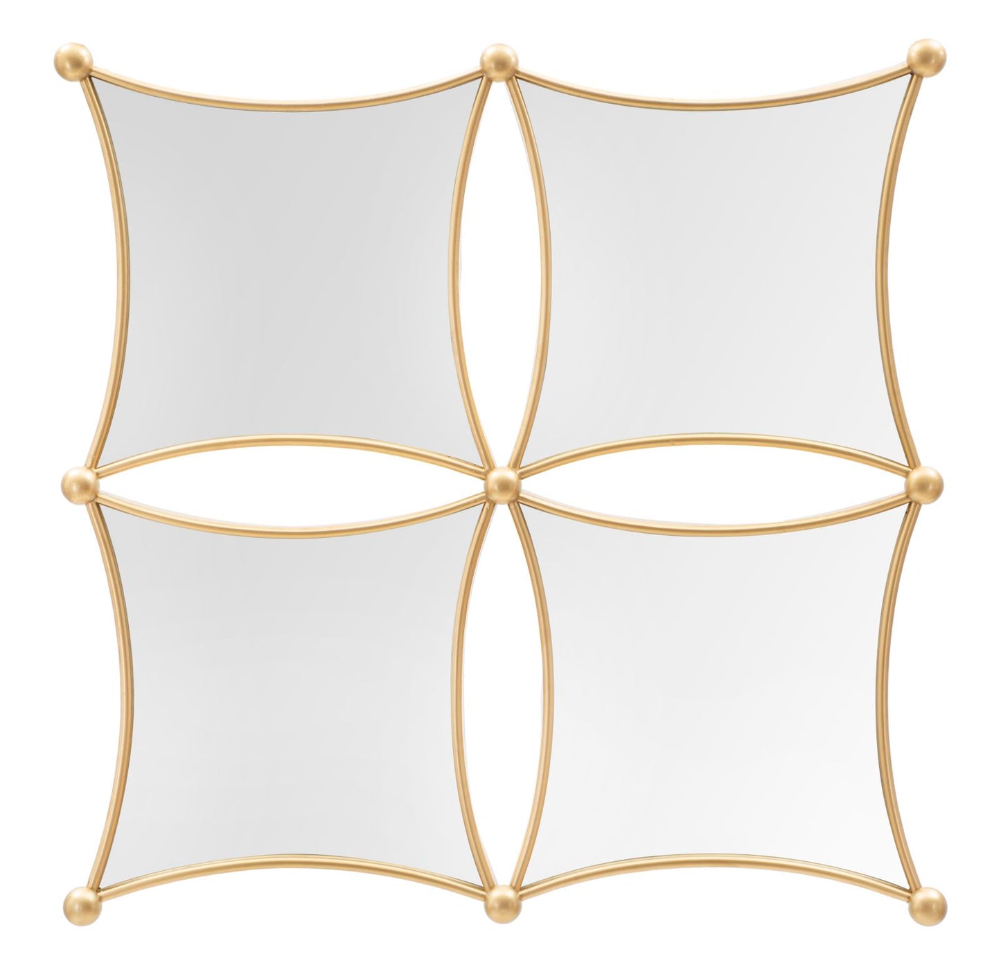 Specchio Jalo Oro – Eleganza Geometrica per Ambienti Raffinati - AESSEWOOD 