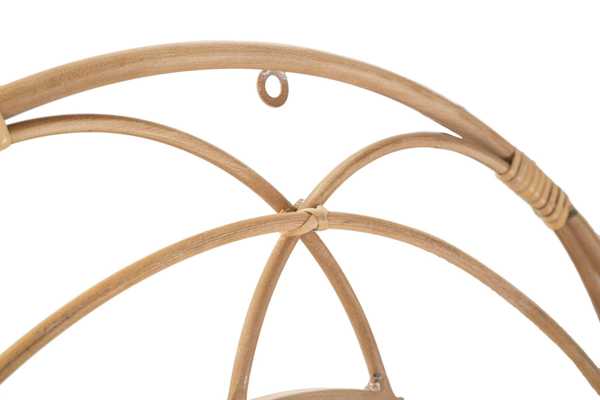 Specchio da Parete “Valencia Royale” | Specchio Rotondo con Cornice Geometrica Dorata | Design Elegante e Raffinato Ø 60 cm