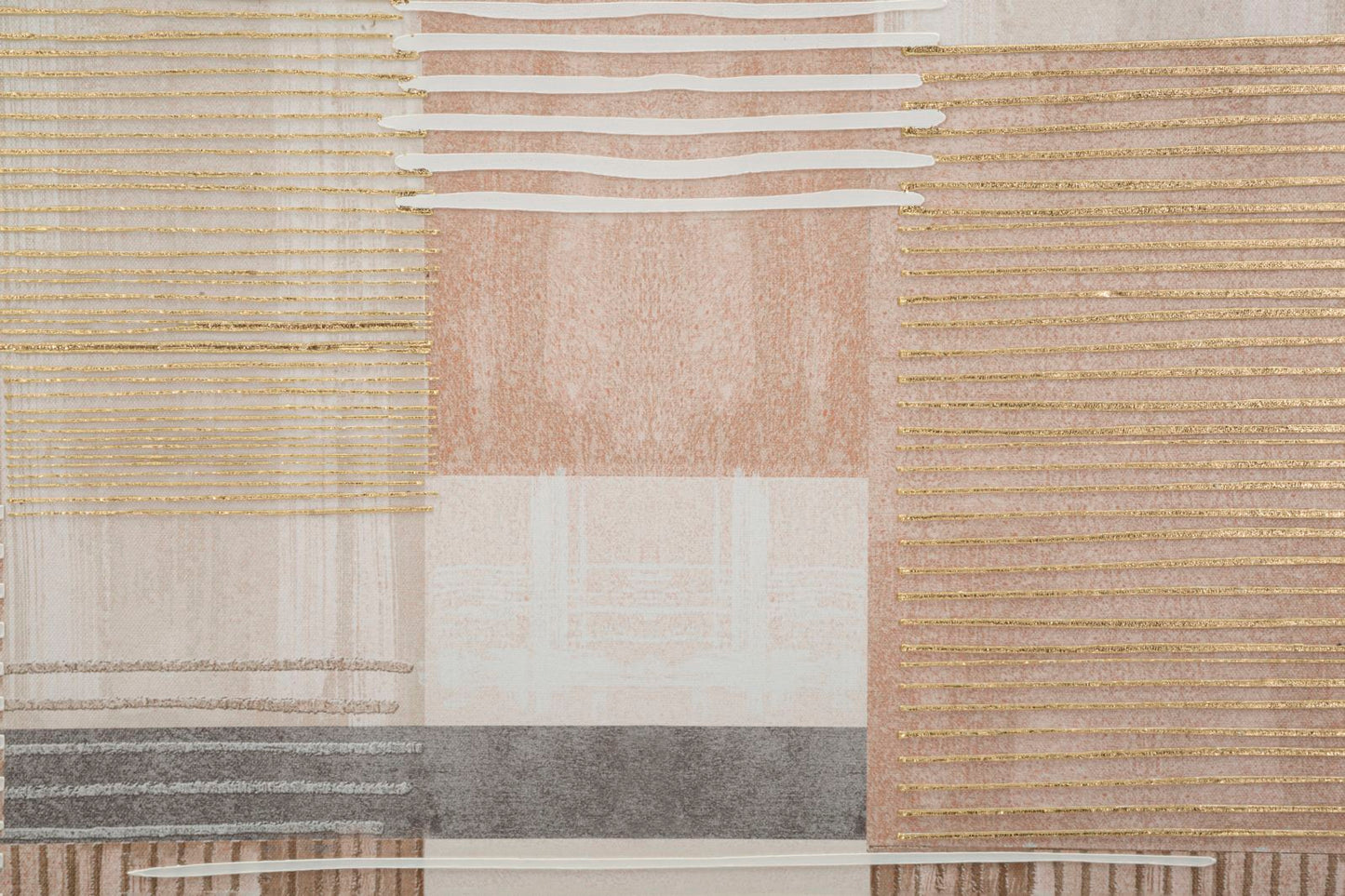 Quadro Astratto Geometrico su Tela con Cornice – Eleganza Contemporanea per Pareti Raffinate