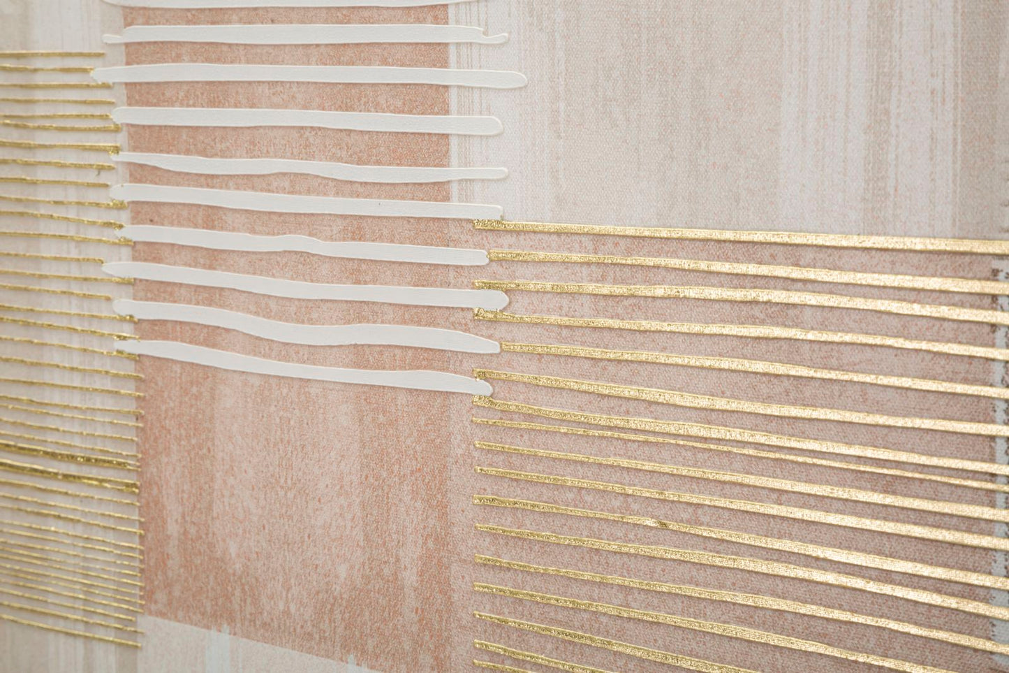 Quadro Astratto Geometrico su Tela con Cornice – Eleganza Contemporanea per Pareti Raffinate