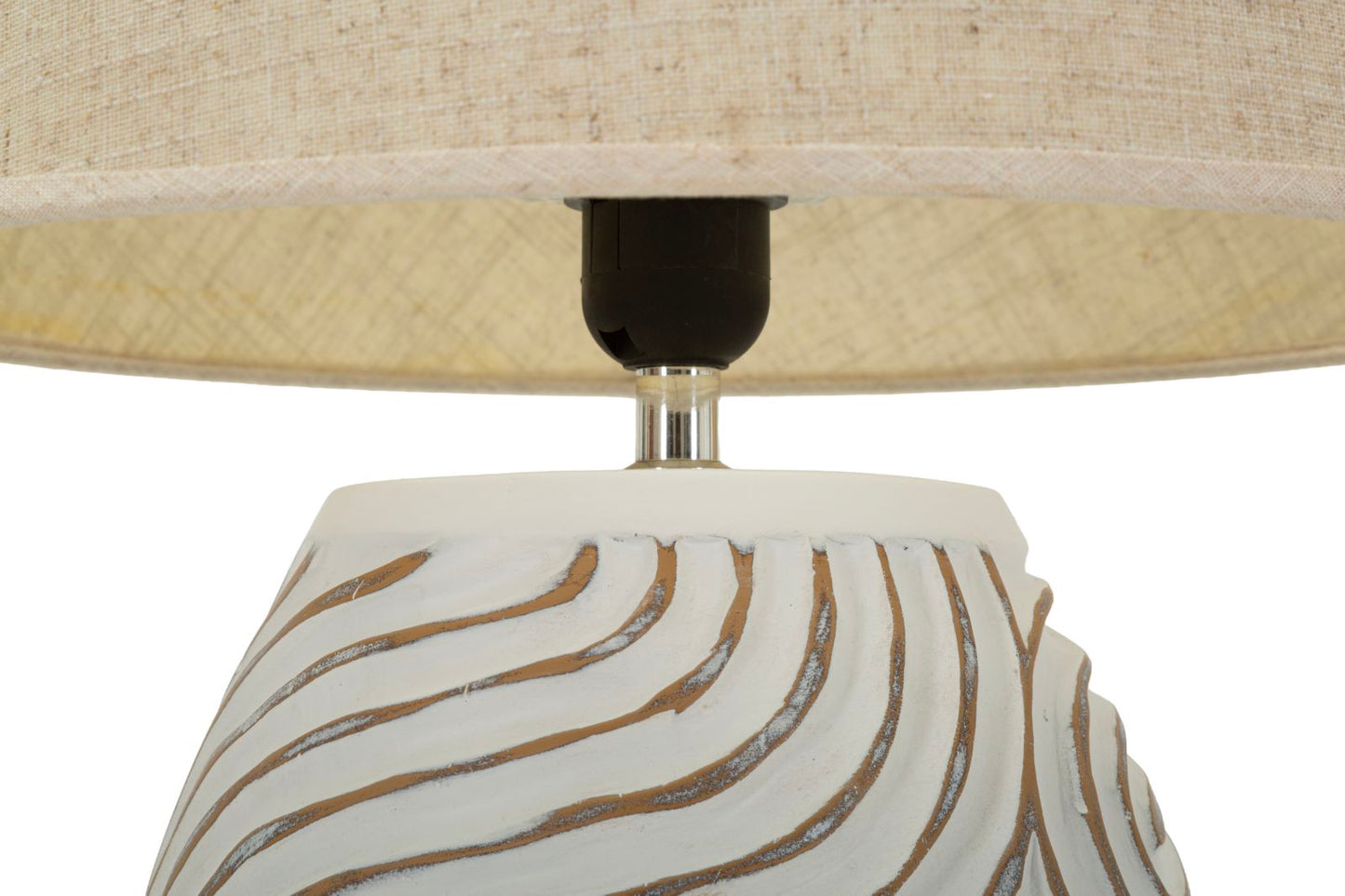 Lampada da Tavolo Oblix in Resina – Design Scultoreo per un'Illuminazione Elegante
