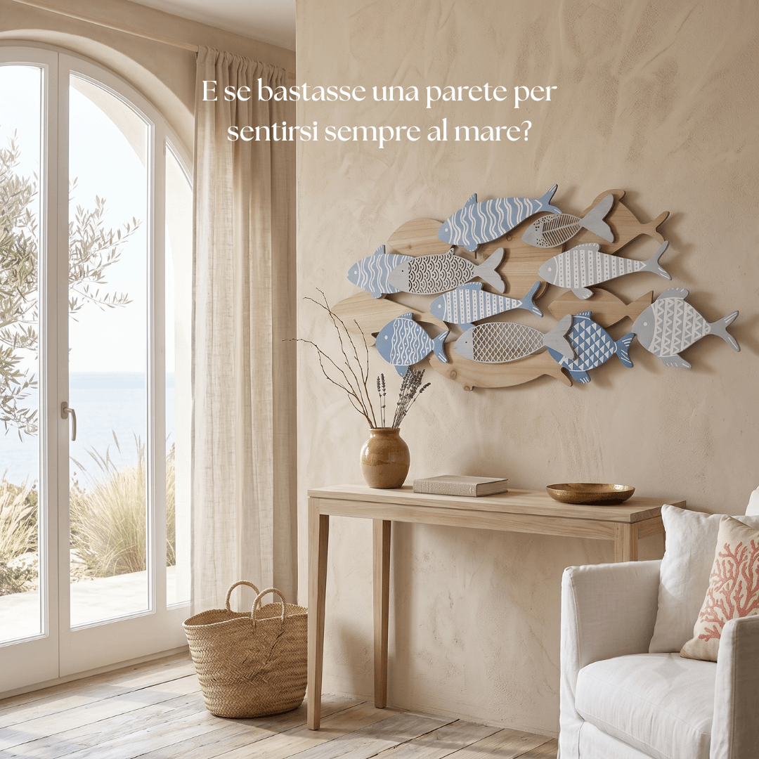 Pannello Decorativo Oceano Oltremare – Il Fascino del Mare in Chiave Contemporanea