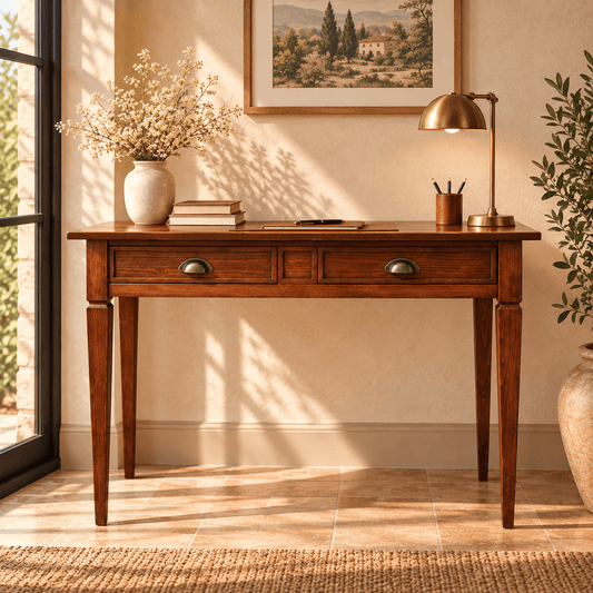 Scrittoio - ARCHIMEDE noce scuro - AESSEWOOD 