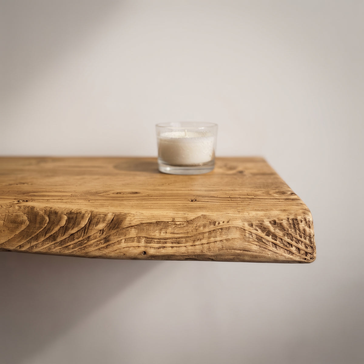 Mensola Rustica - MARTE in legno massello - Profondità 15 cm. (Copia) - AESSEWOOD 