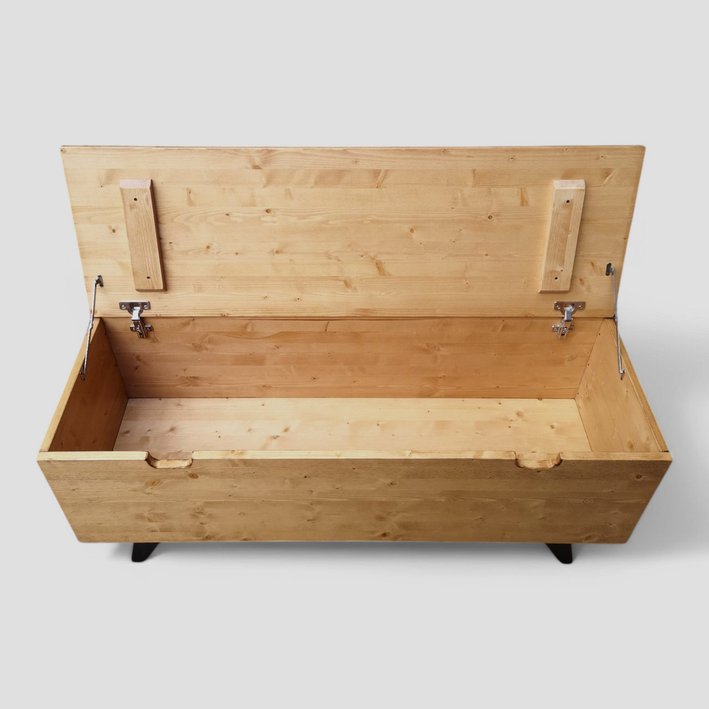 Cassapanca Design Moderno in Legno Massello – Rovere rustico