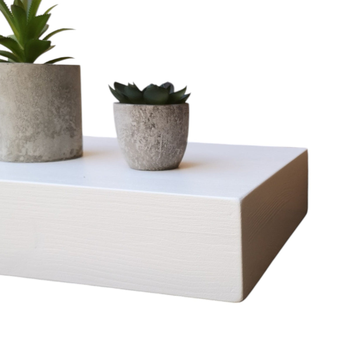 Mensola - VENERE - Profondità 15-20-25 cm. Bianco - AESSEWOOD 