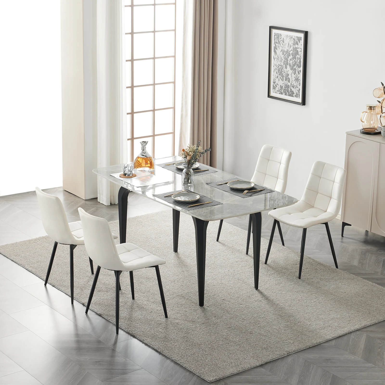 Sedia Giusy Imbottita in Velluto – Design Moderno per Cucina, Soggiorno o scrivania - AESSEWOOD 