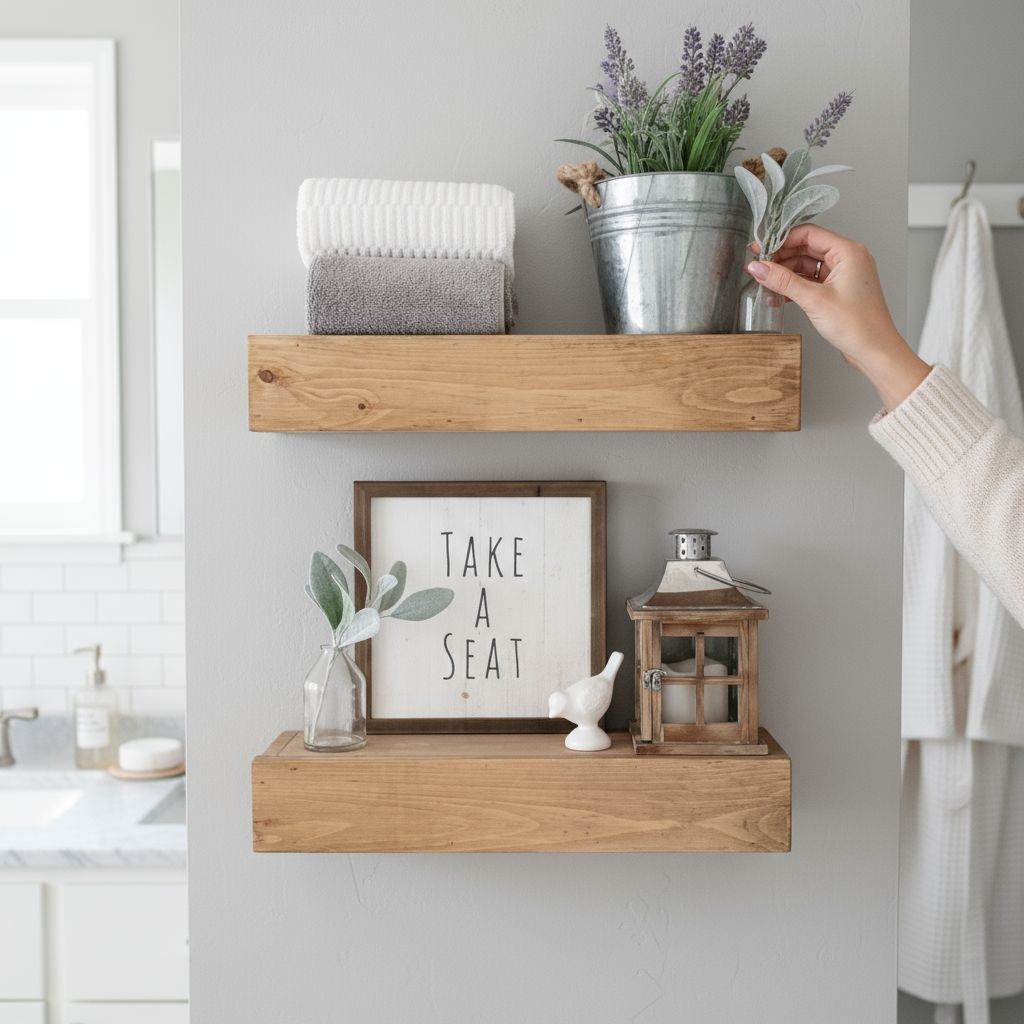 Mensola - MARTE Rovere - AESSEWOOD 