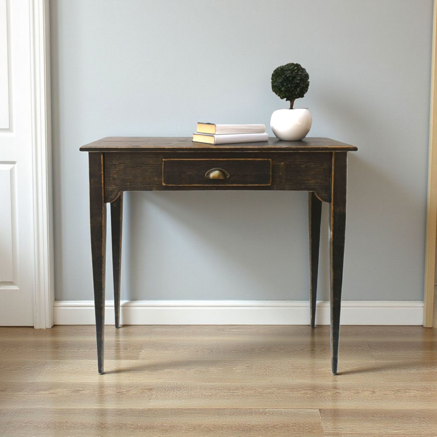 Scrittoio - ARCHITA Nero Shabby L100xP45xH78 cm.