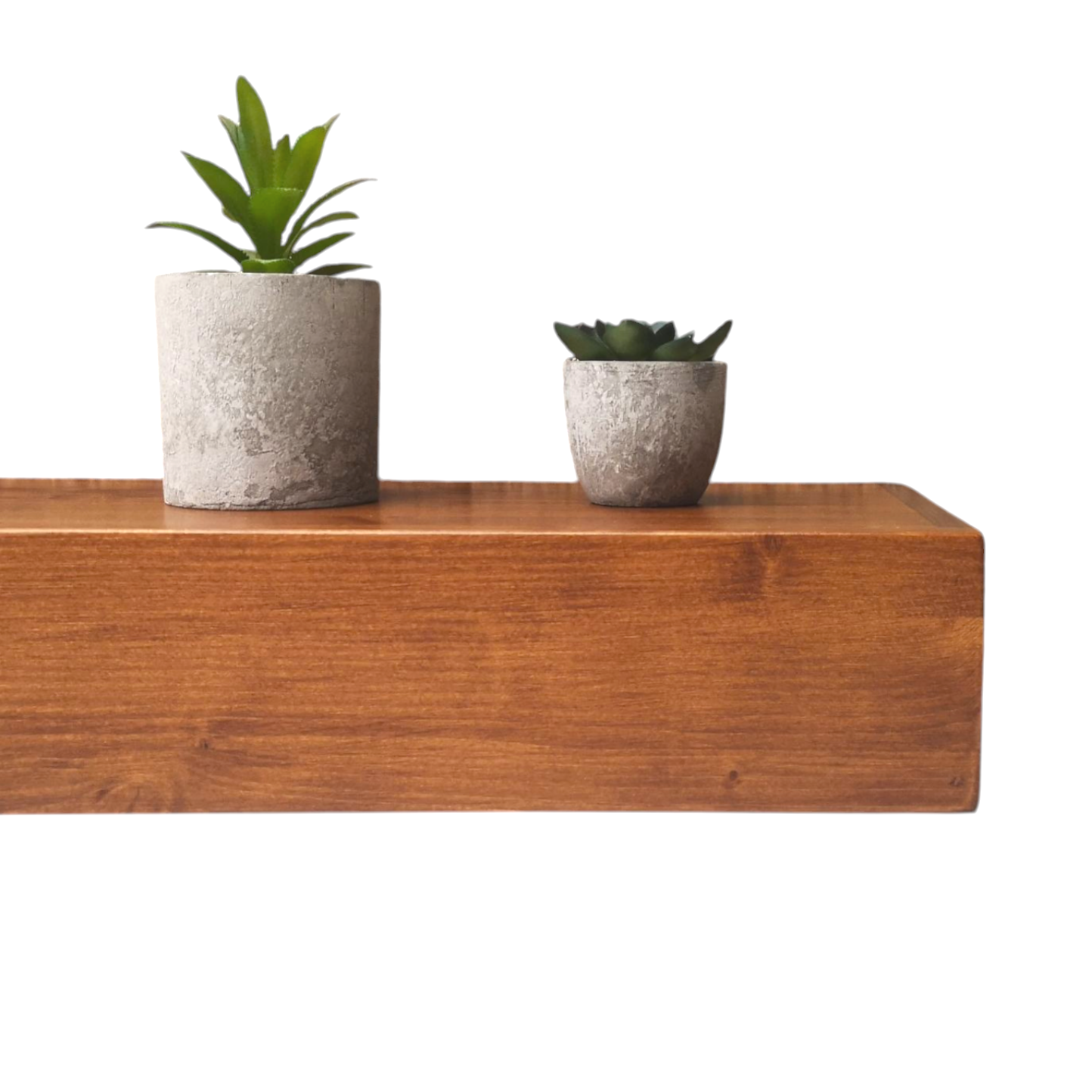 Mensola sospesa - MARTE - Profondità 15-20-25 cm. Noce